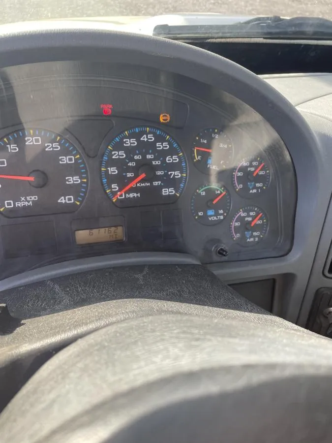 2005 International 4300 Boom Truck - engine bay