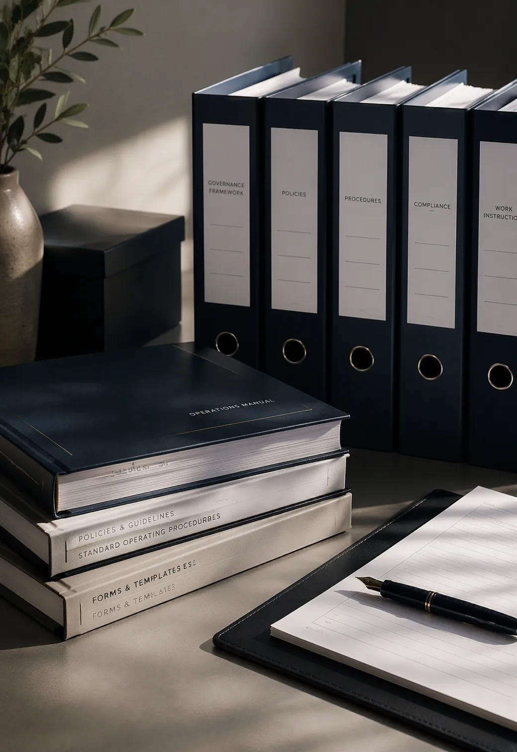 Governance policies and procedures framework development