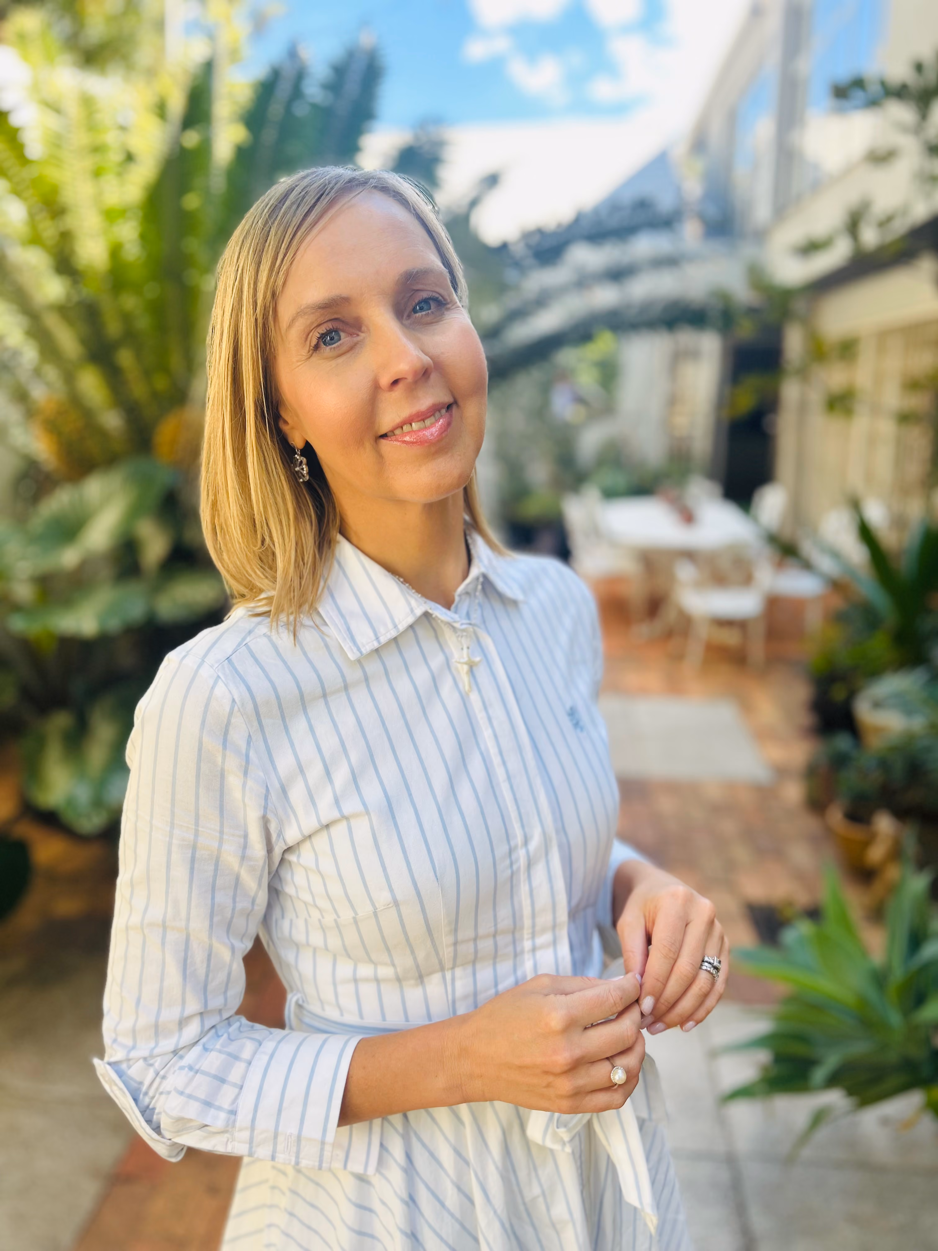 Therapy website hero image showing a woman in soft light, representing support for burnout, anxiety, and emotional wellness.