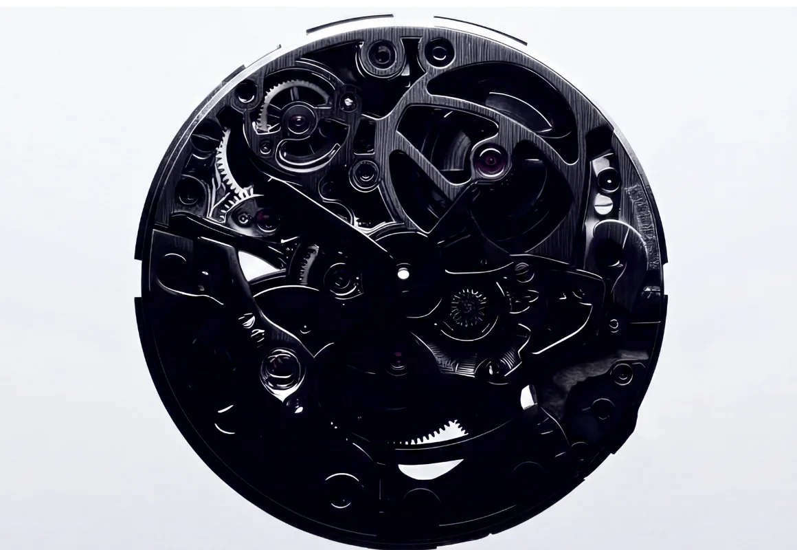 Exposed mechanical watch movement, representing the detail beneath an AI answer