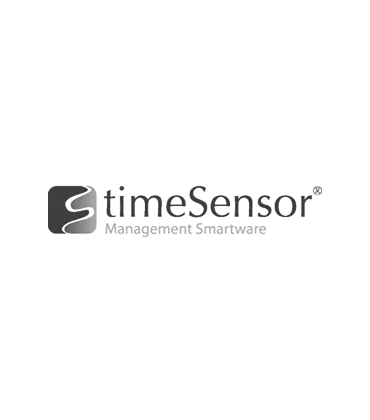 Logo TimeSensor avec texte Management Smartware.