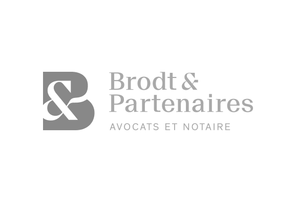 Logo avec les initiales BP stylisées et le texte Brodt & Partenaires Consultants juridiques.