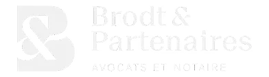 Logo Brodt & Partenaires associés en finance avec un grand symbole S stylisé.