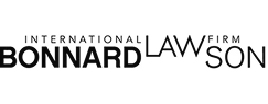 Logo BONNARD LAW SON en noir sur fond blanc.