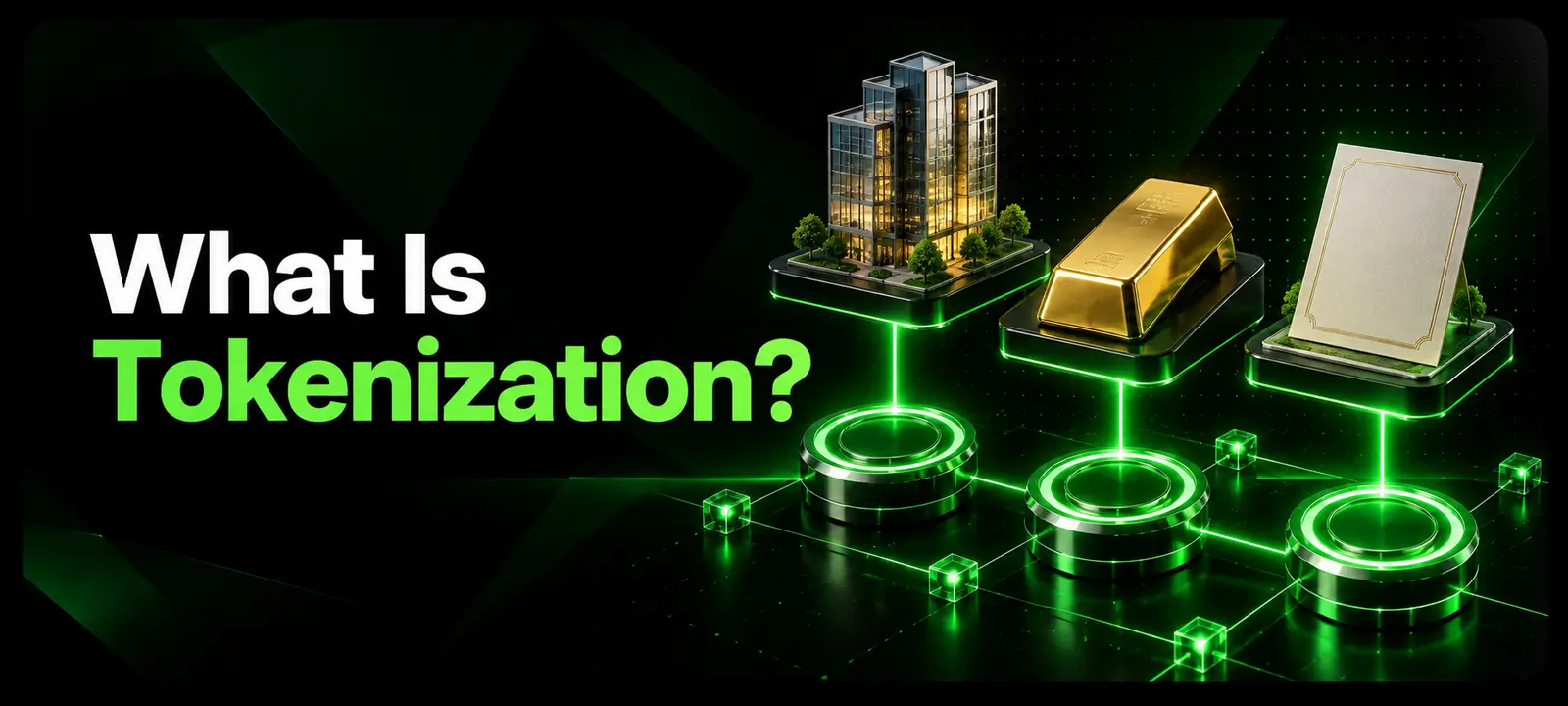 Property, gold and financial documents converted into digital tokens