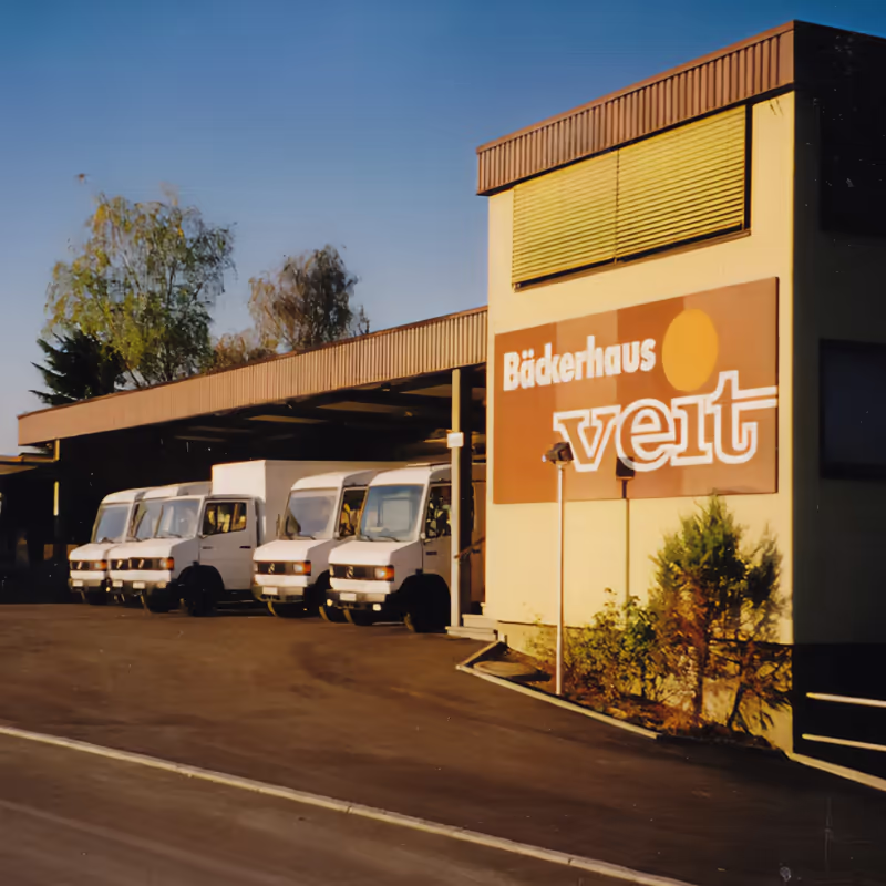 Die Zentrale des Bäckerhaus Veit 1973.