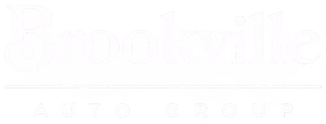Brookville Auto Group logo with stylized text and an underline between the name and the words 'Auto Group'.