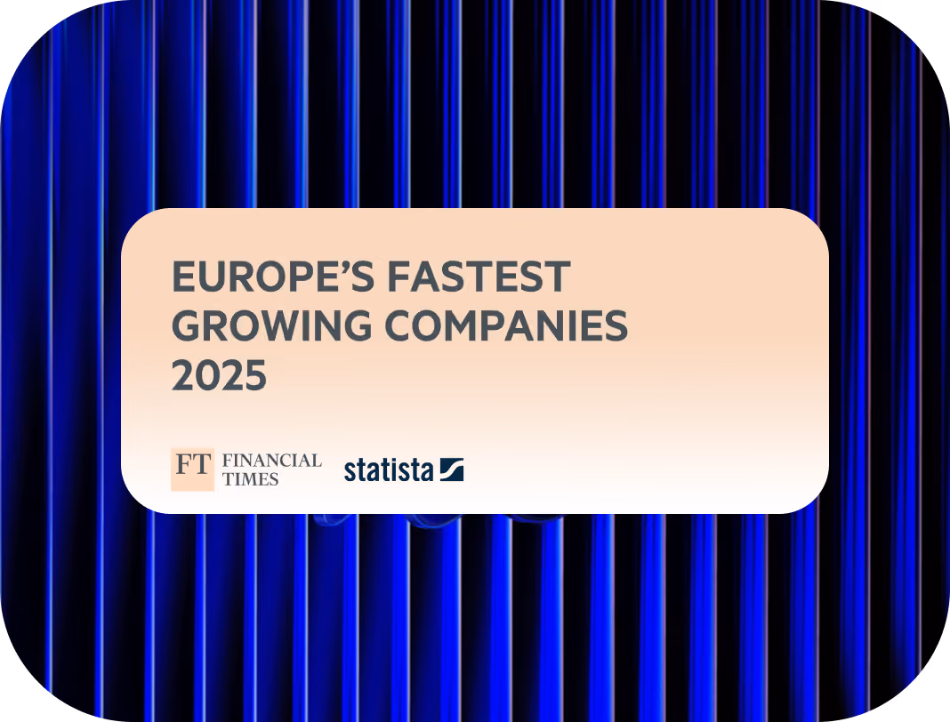 Financial Times Europes fastest growing companies 2025 award