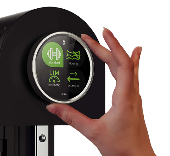 Knob Screen zur direkten Steuerung des Model i