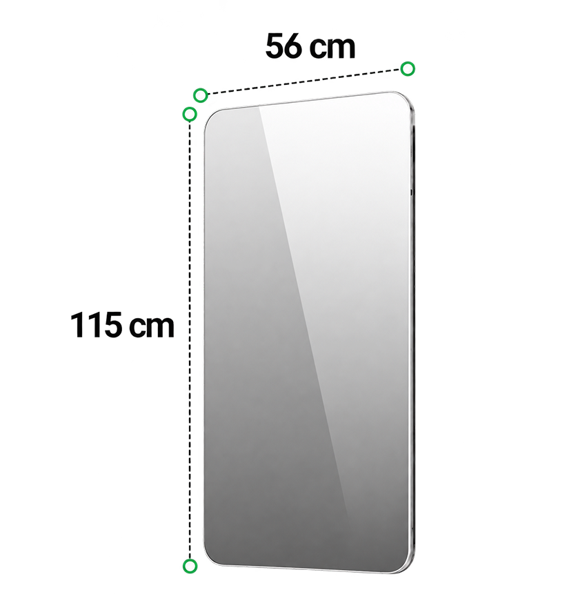 Maße des SPlan Model Y Wandmoduls