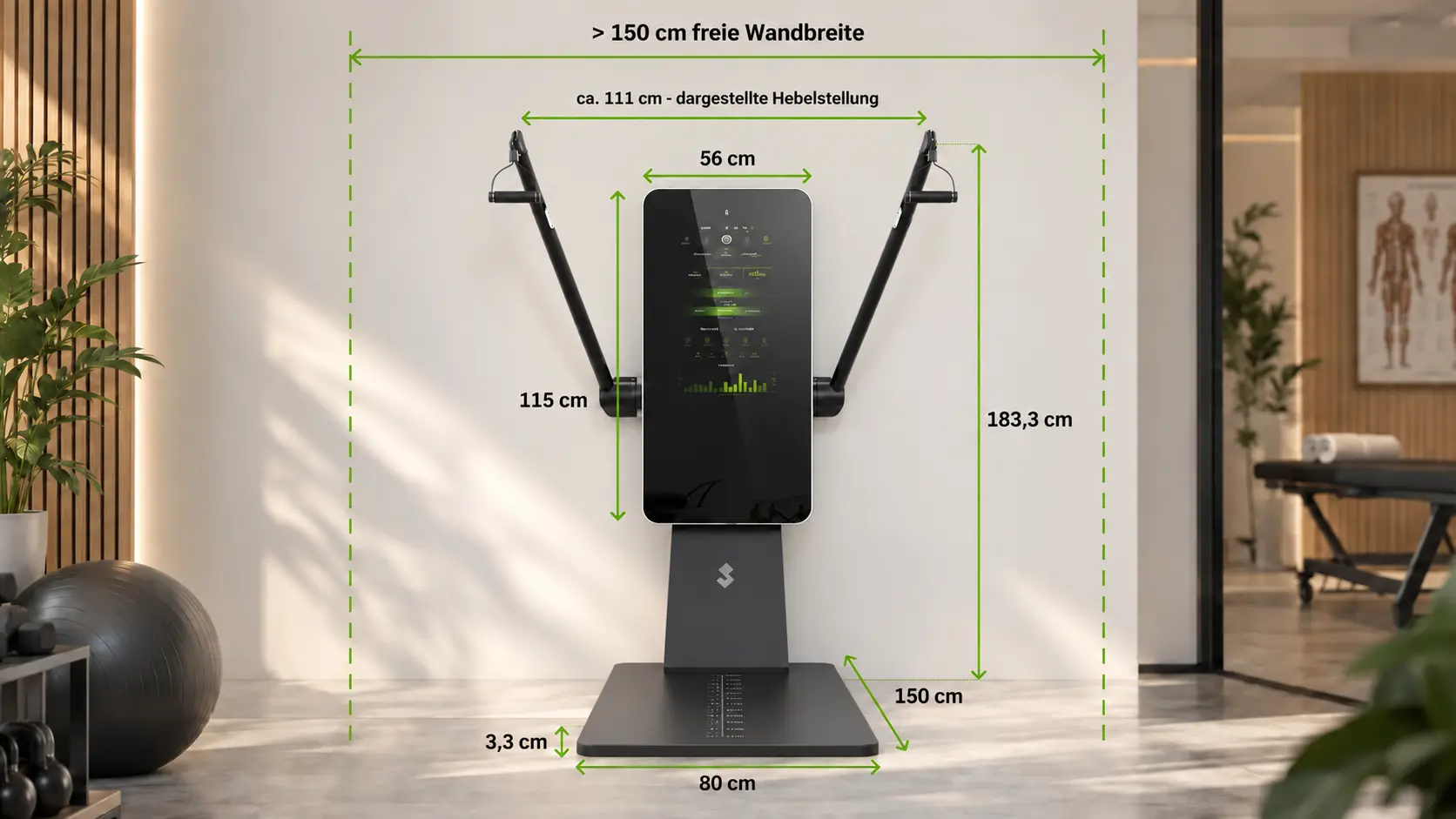 SPlan Model Y Standmontage und Platzbedarf