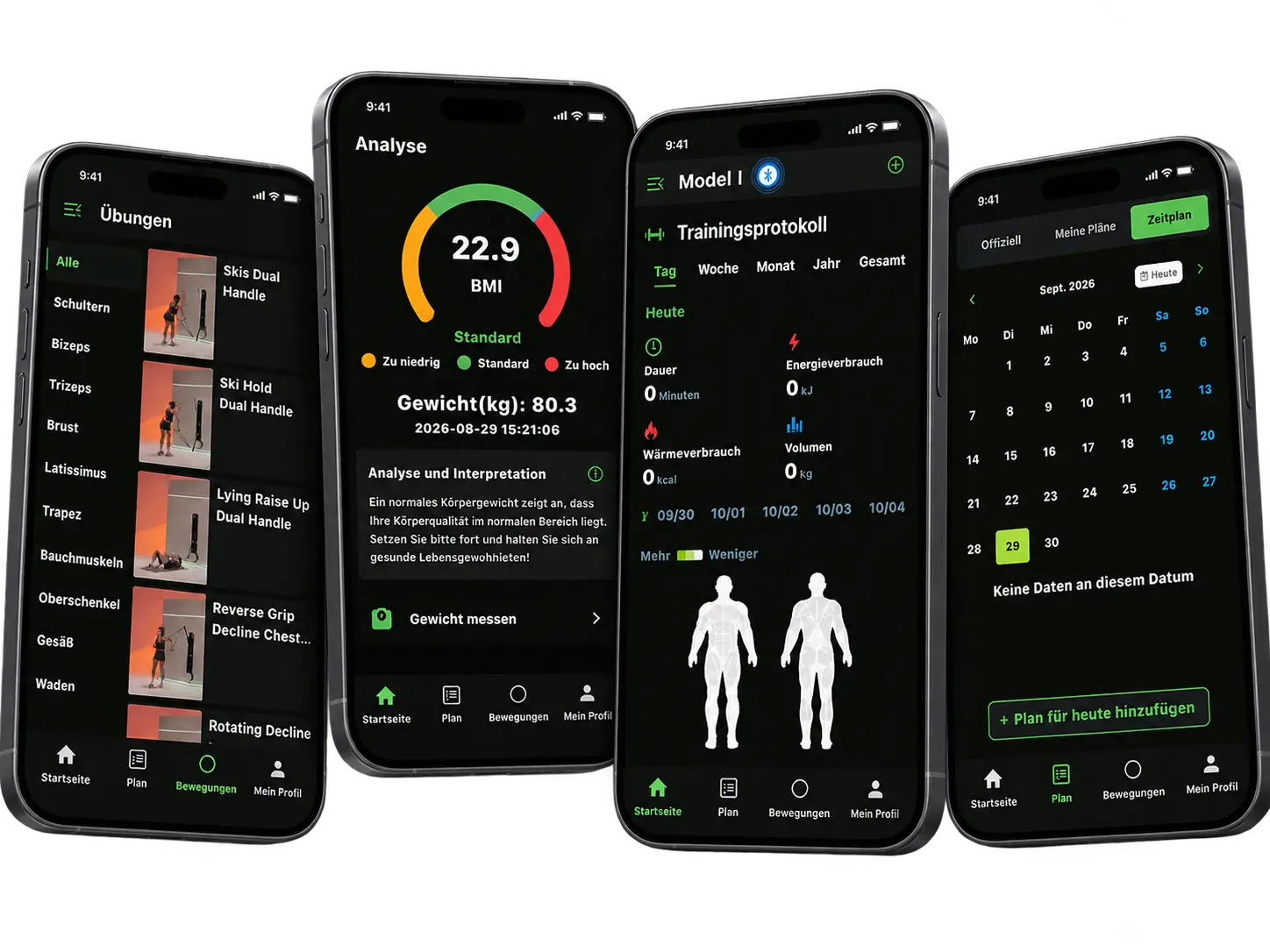 Splan App Darstellung für Model i