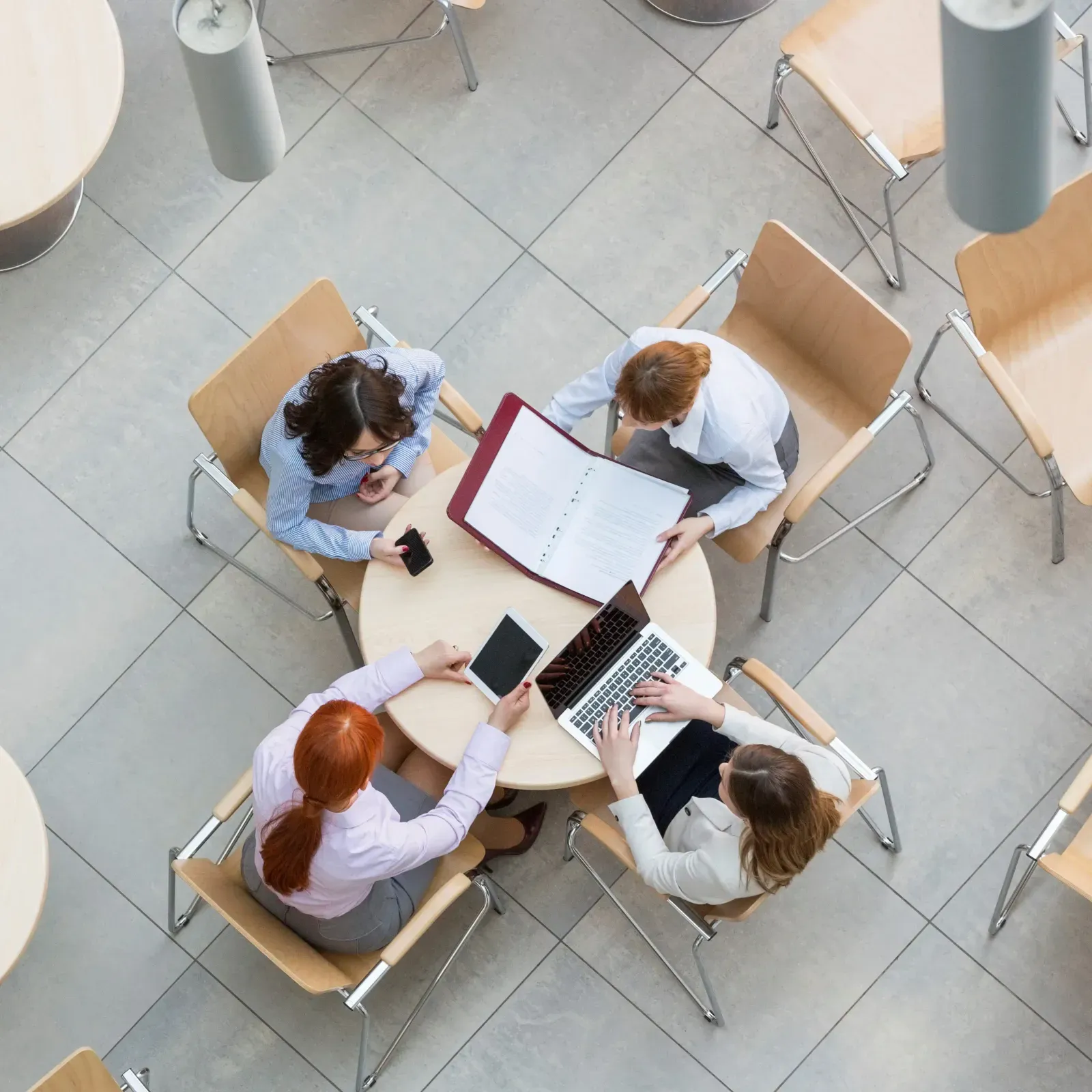 Students in a seminar discussion