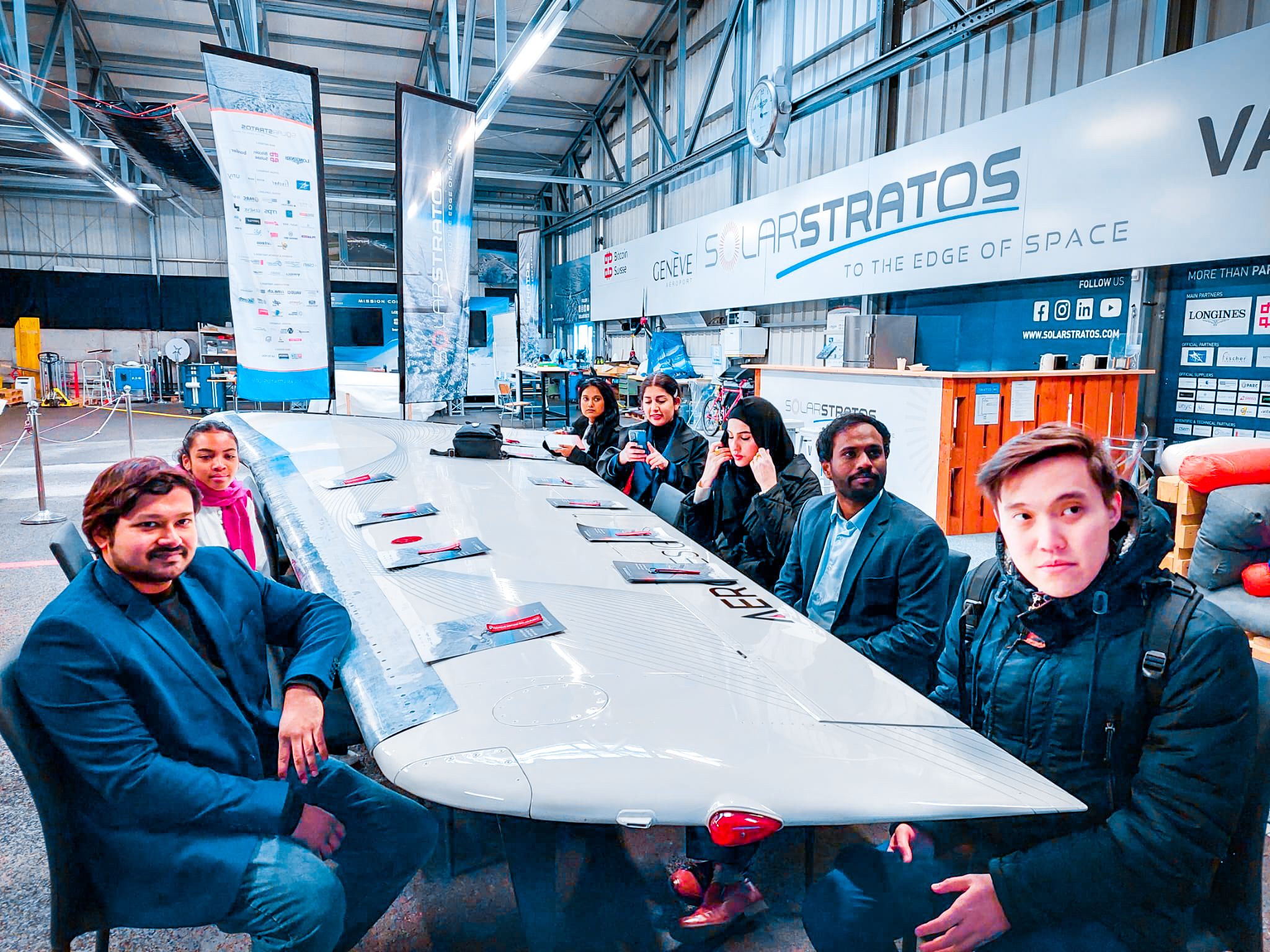 AUS students on an industry visit in Switzerland