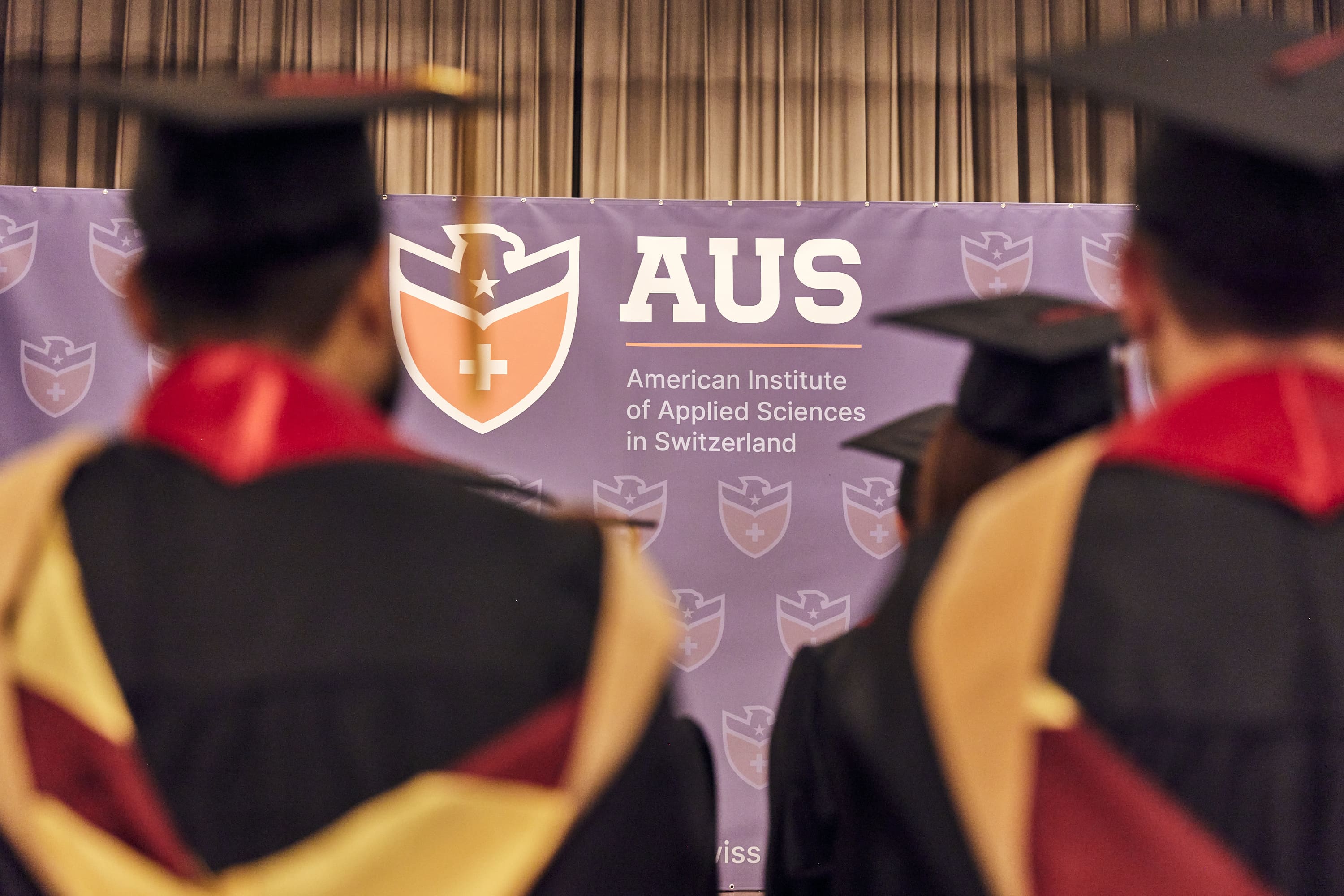 AUS students at graduation