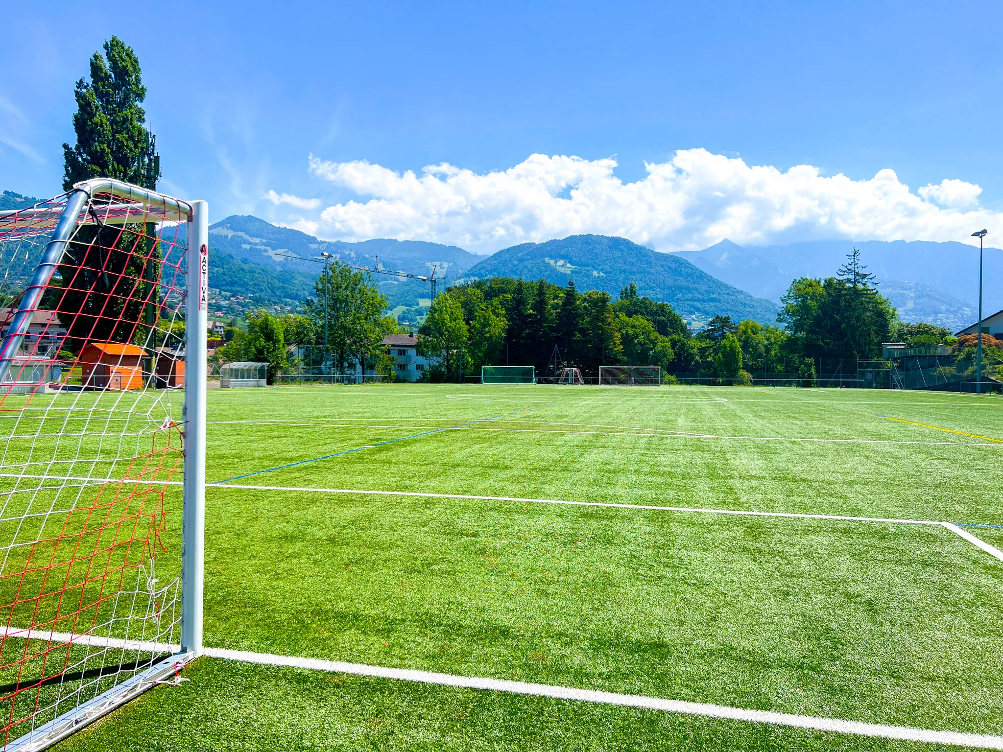 Football field at Stade de Bel Air