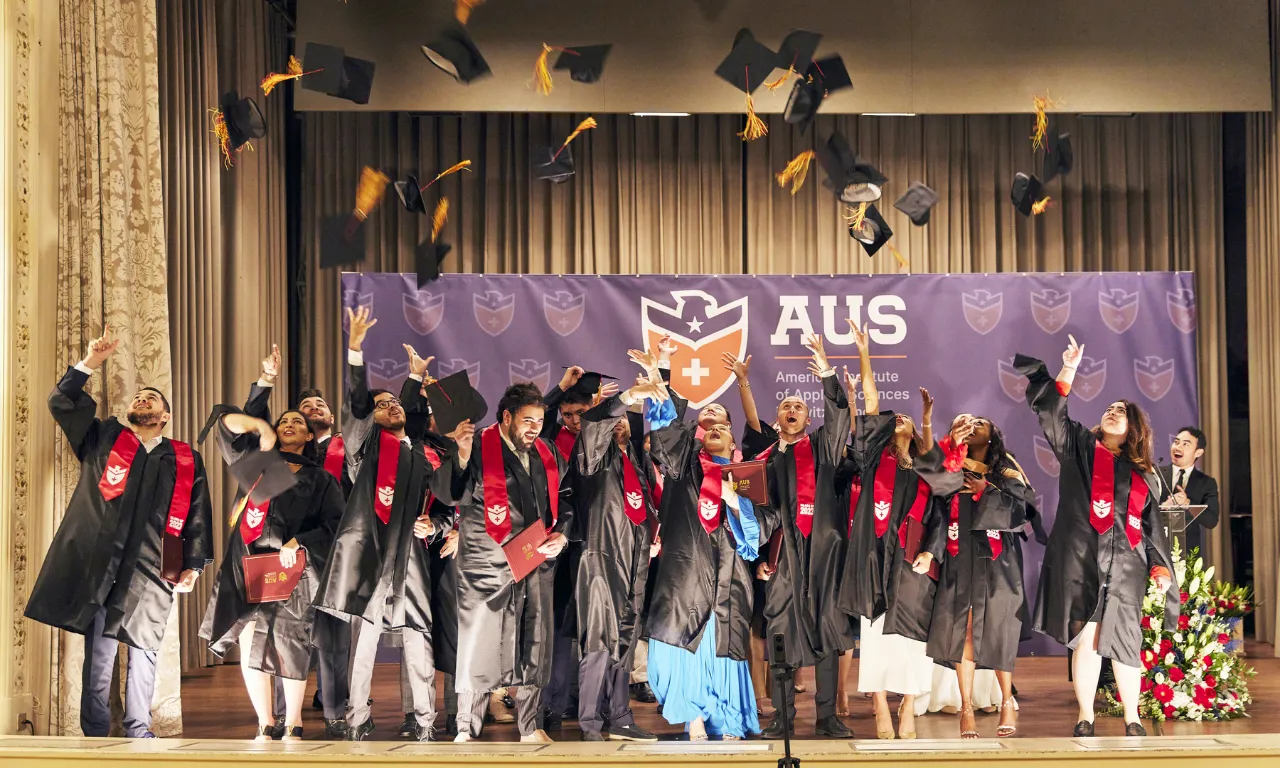 AUS graduation celebration