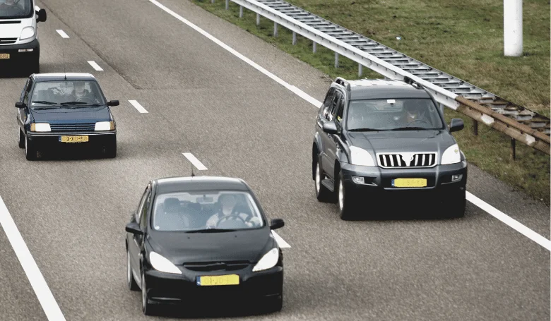 Pkw auf der Autobahn