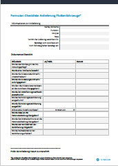 Checkliste Anlieferung Flottenfahrzeuge