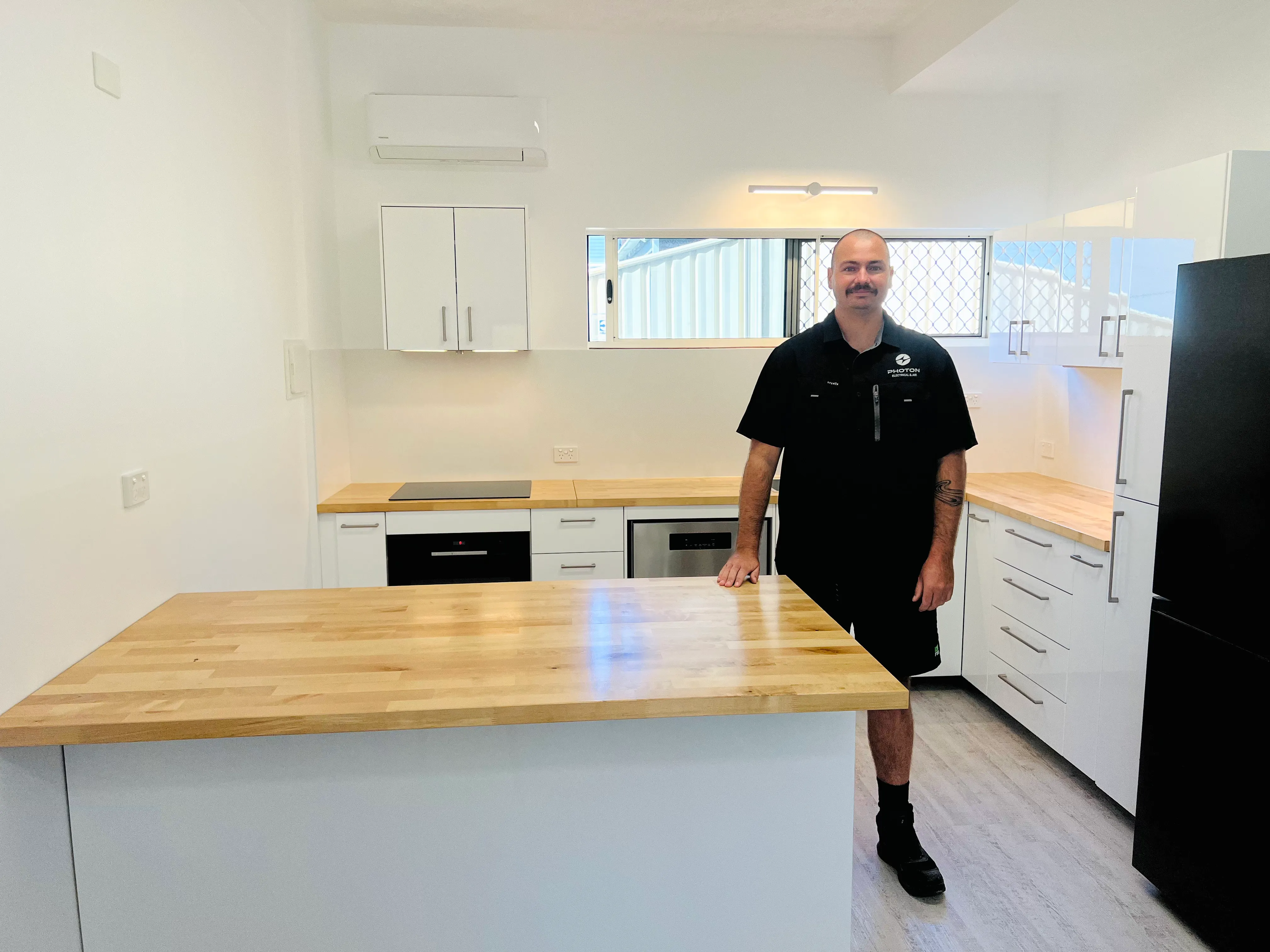 Clean, compliant electrical work by Photon Electrical & Air across the Tweed and Gold Coast