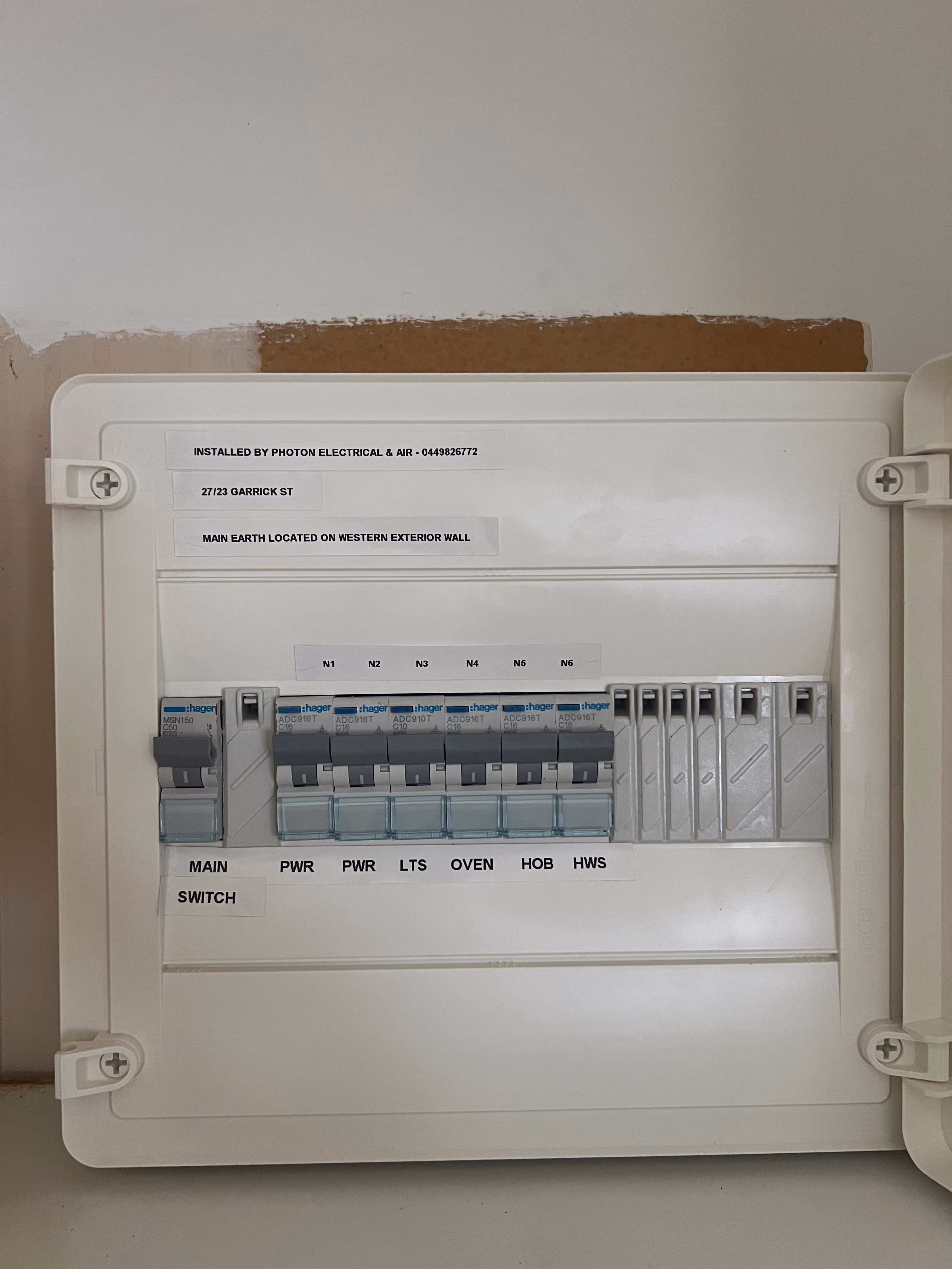Clean, compliant electrical work by Photon Electrical & Air across the Tweed and Gold Coast