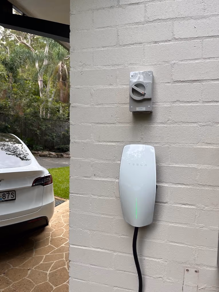 Home EV charger installation by Photon Electrical & Air on the Gold Coast