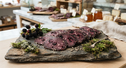 Handmade Venison and Blackberry Salami