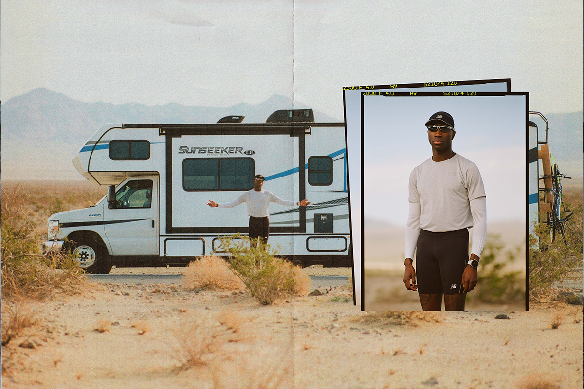 Way More runners and support crew in the California desert