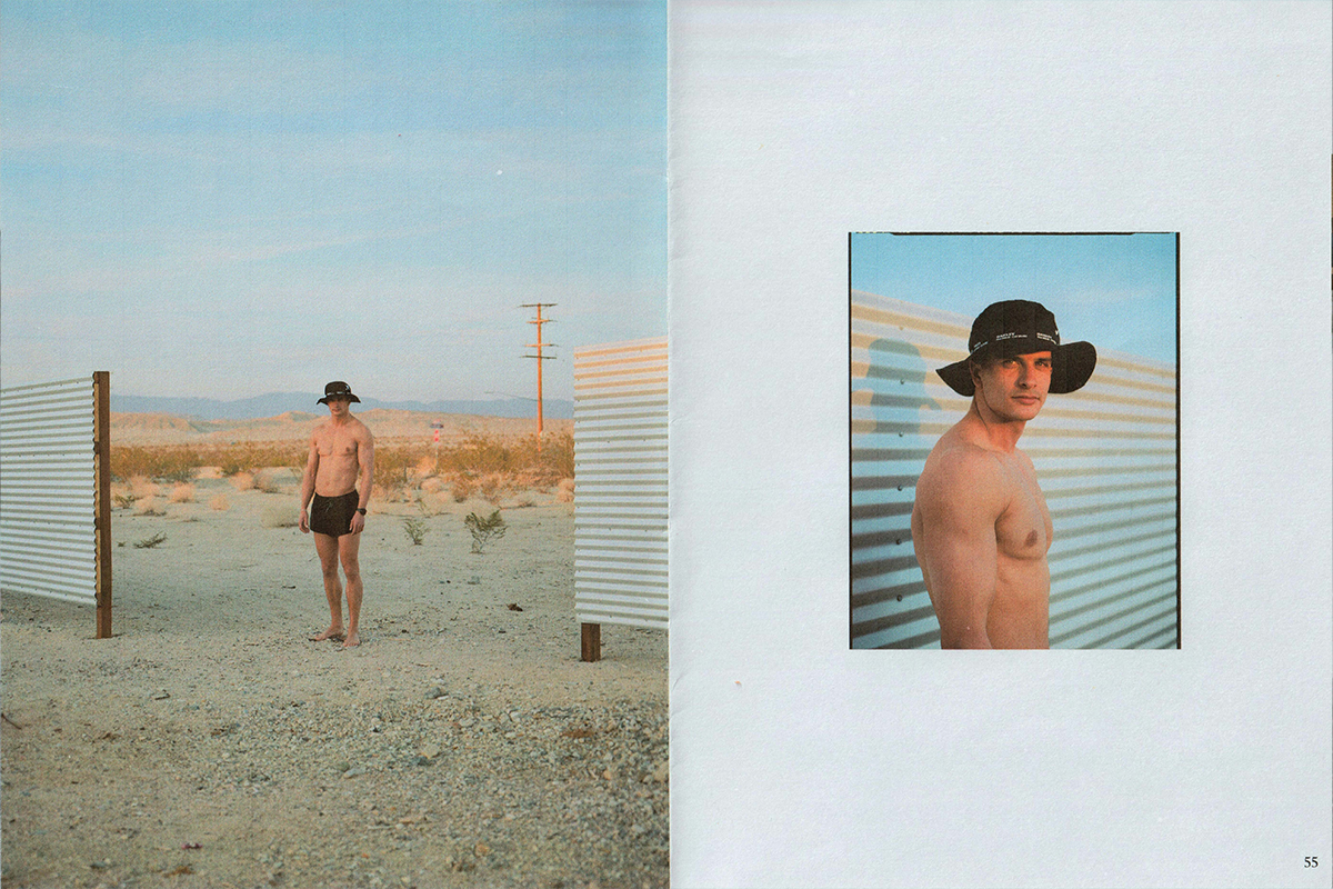 Way More runner portrait in the desert
