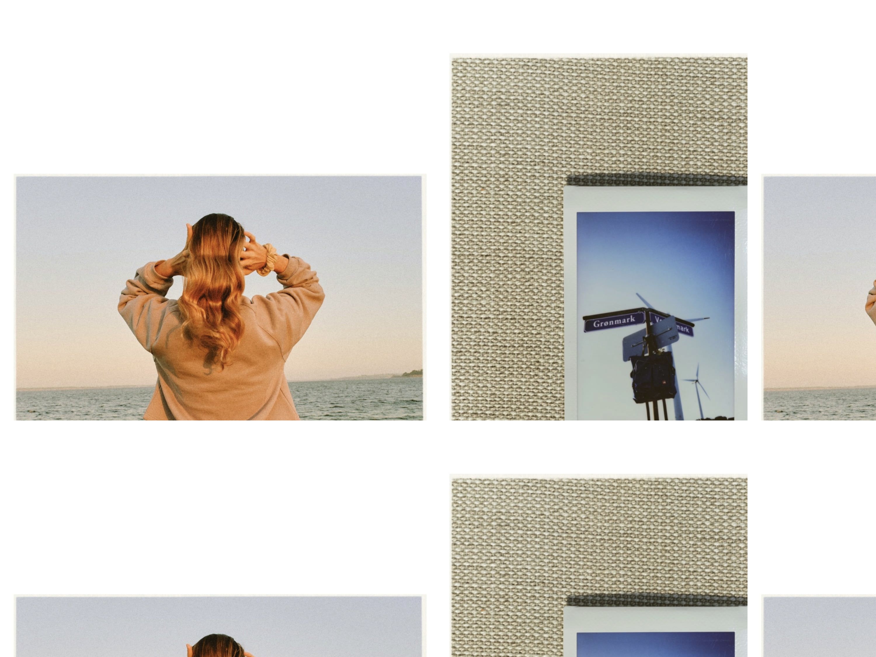 The North Face RedBox lookbook opening spread in Kegnæs, Denmark