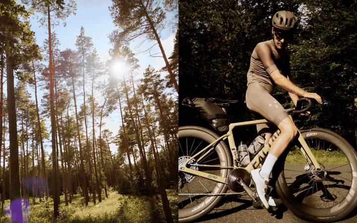 Animated editorial bikepacking sequence for The North Face.