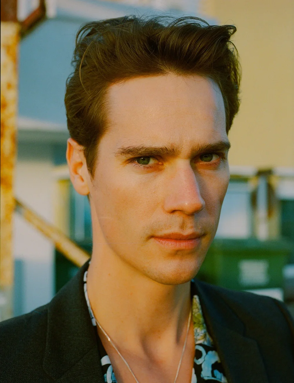 Analog menswear editorial in Mallorca, photographed by Felix Bernason — frame 12.