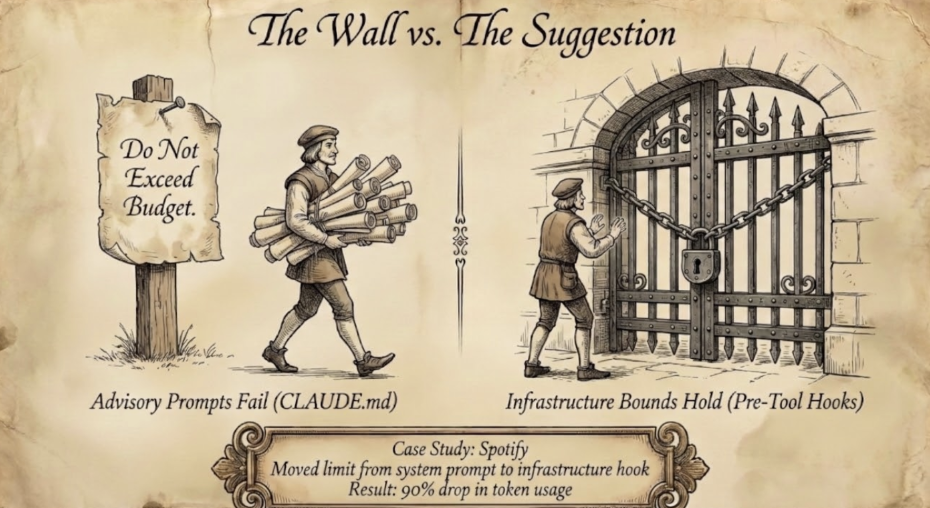 The suggestion and the wall: instructions versus a harness hook