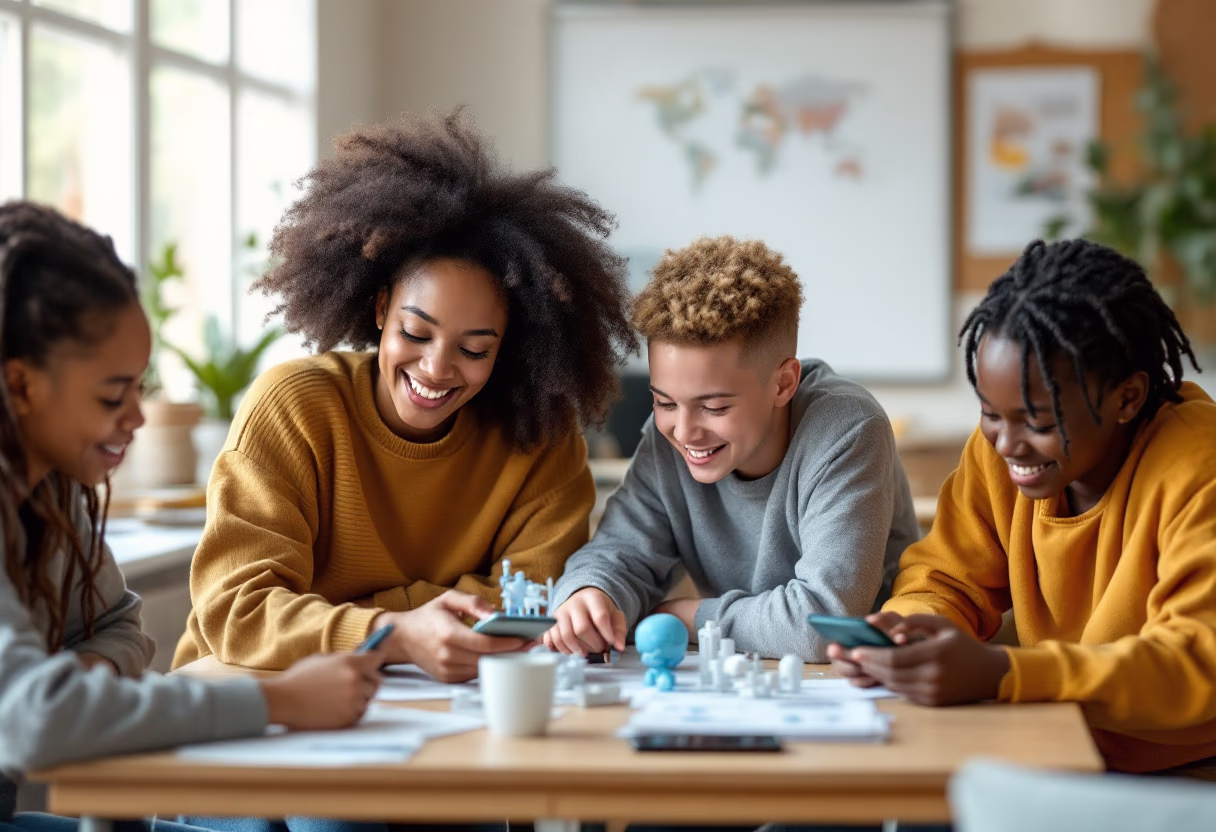 image of ar/vr devices in an educational setting