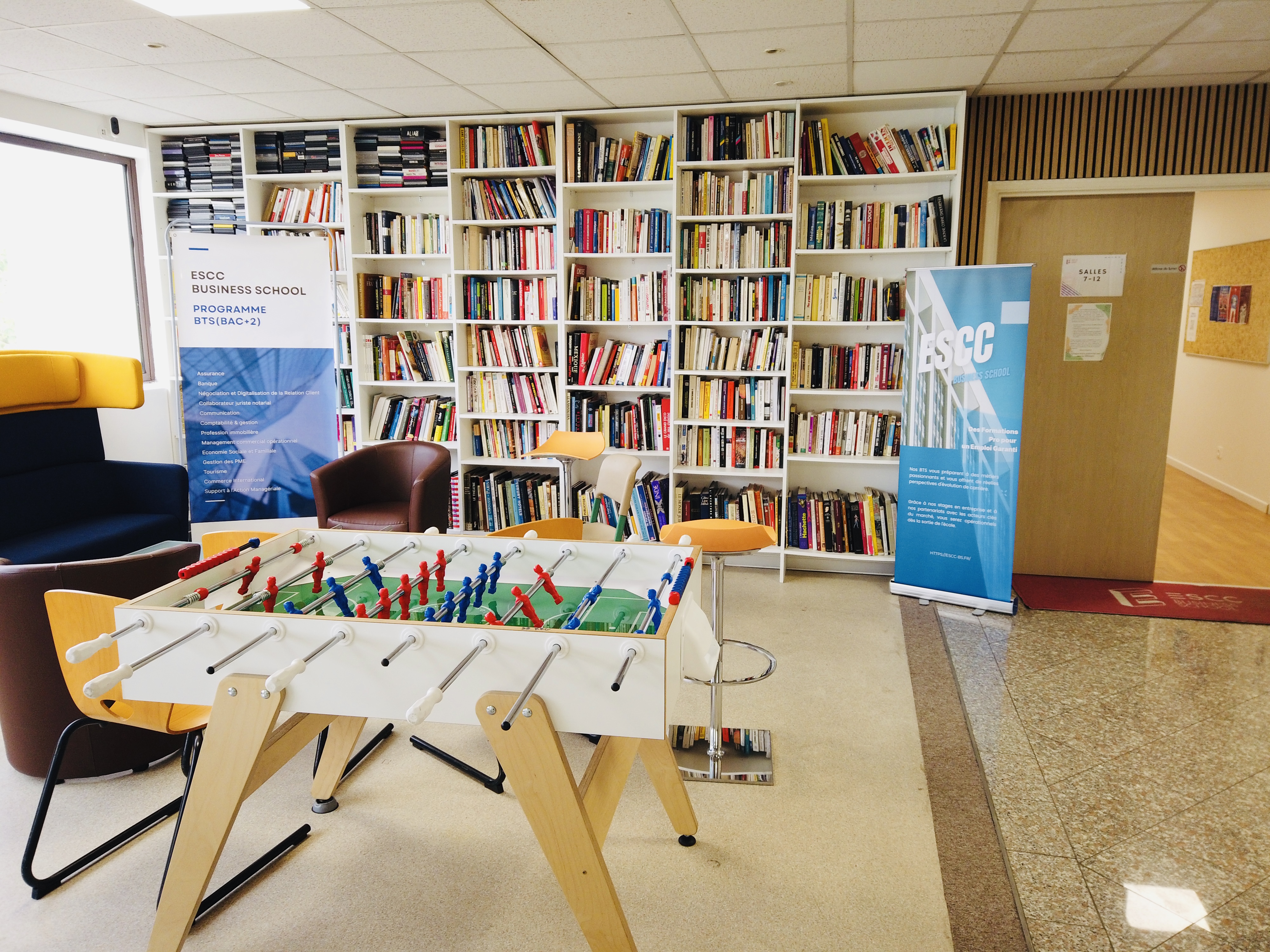 La bibliothèque partagée de l’ESCC