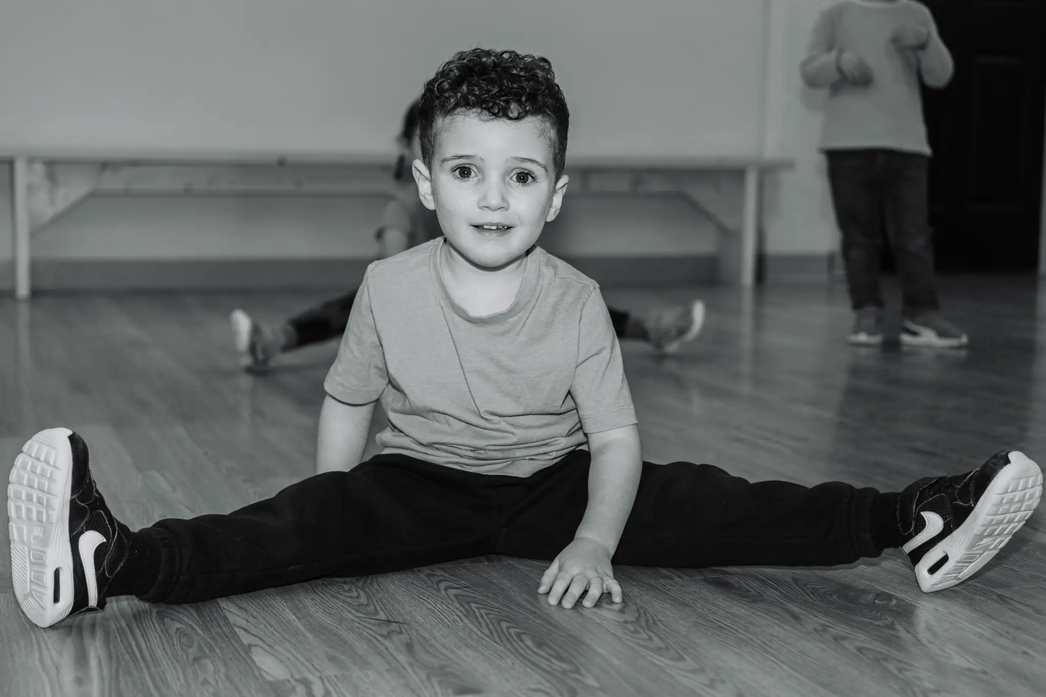 Tout-petit en cours d'initiation à la danse à l'École de Danse M3 à Cowansville