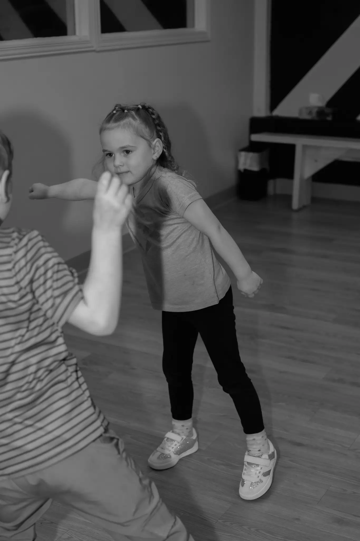 Groupe de tout-petits en cours d'initiation à la danse à l'École de Danse M3