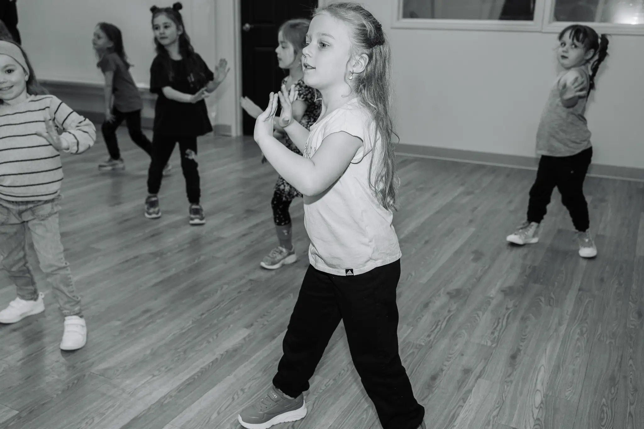 Danseur en cours de hip-hop à l'École de Danse M3 à Cowansville