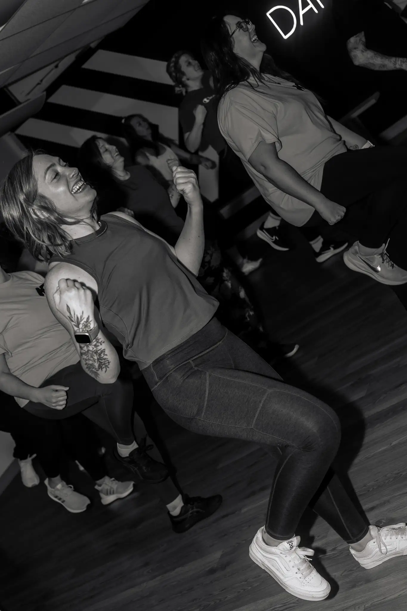 Adulte en entraînement Cardio Throw Down à l'École de Danse M3 à Cowansville