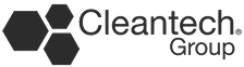 Cleantech Group logo with hexagon shapes.