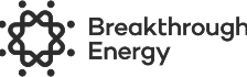 Breakthrough Energy logo with circular design and connected dots to the left of the text.