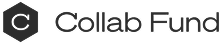 Collab Fund logo with hexagonal icon and text