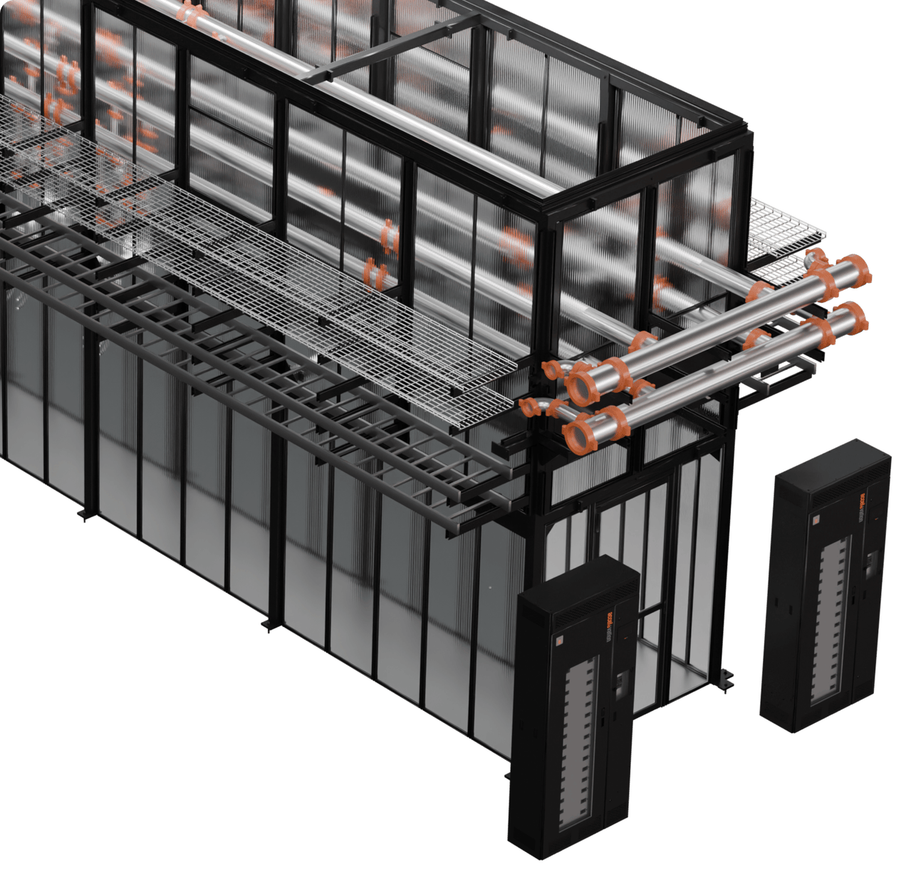SkyBridge integrated modular infrastructure render