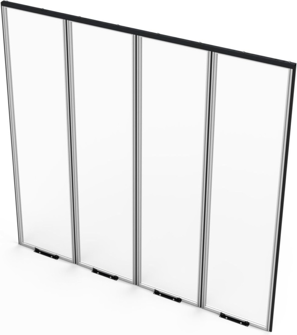 Universal blanking kit panels