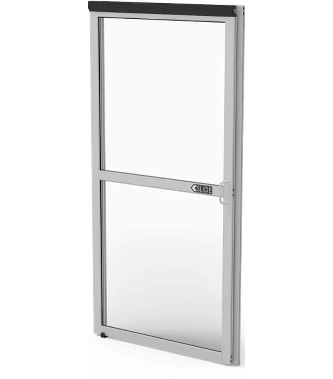 Single sliding containment door