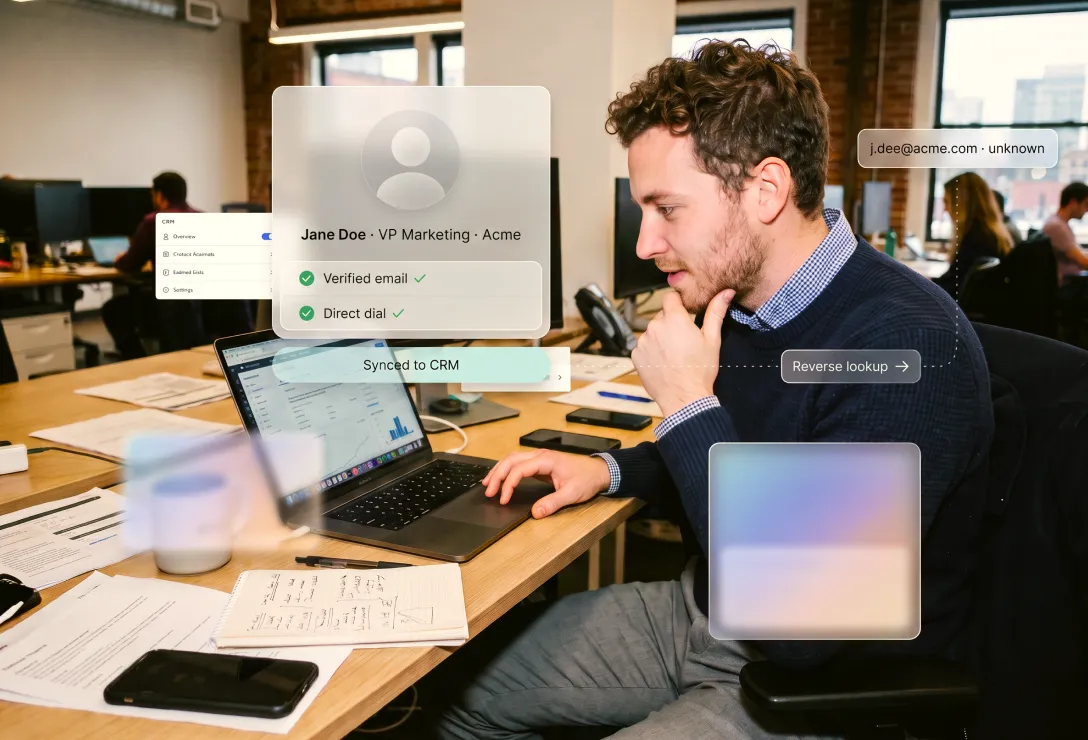 Reverse Email Lookup for B2B: Turn Emails Into Leads at Scale