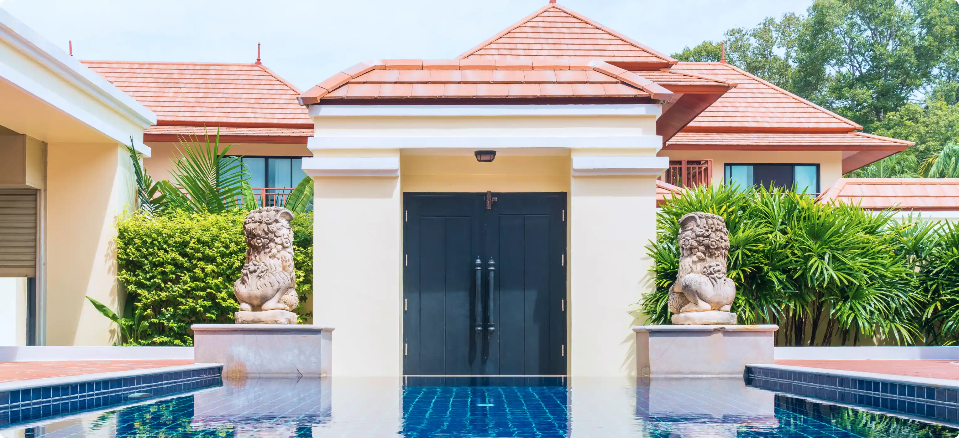 Modern villa roof solutions