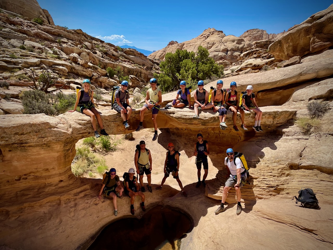 image of prospective students on campus tour