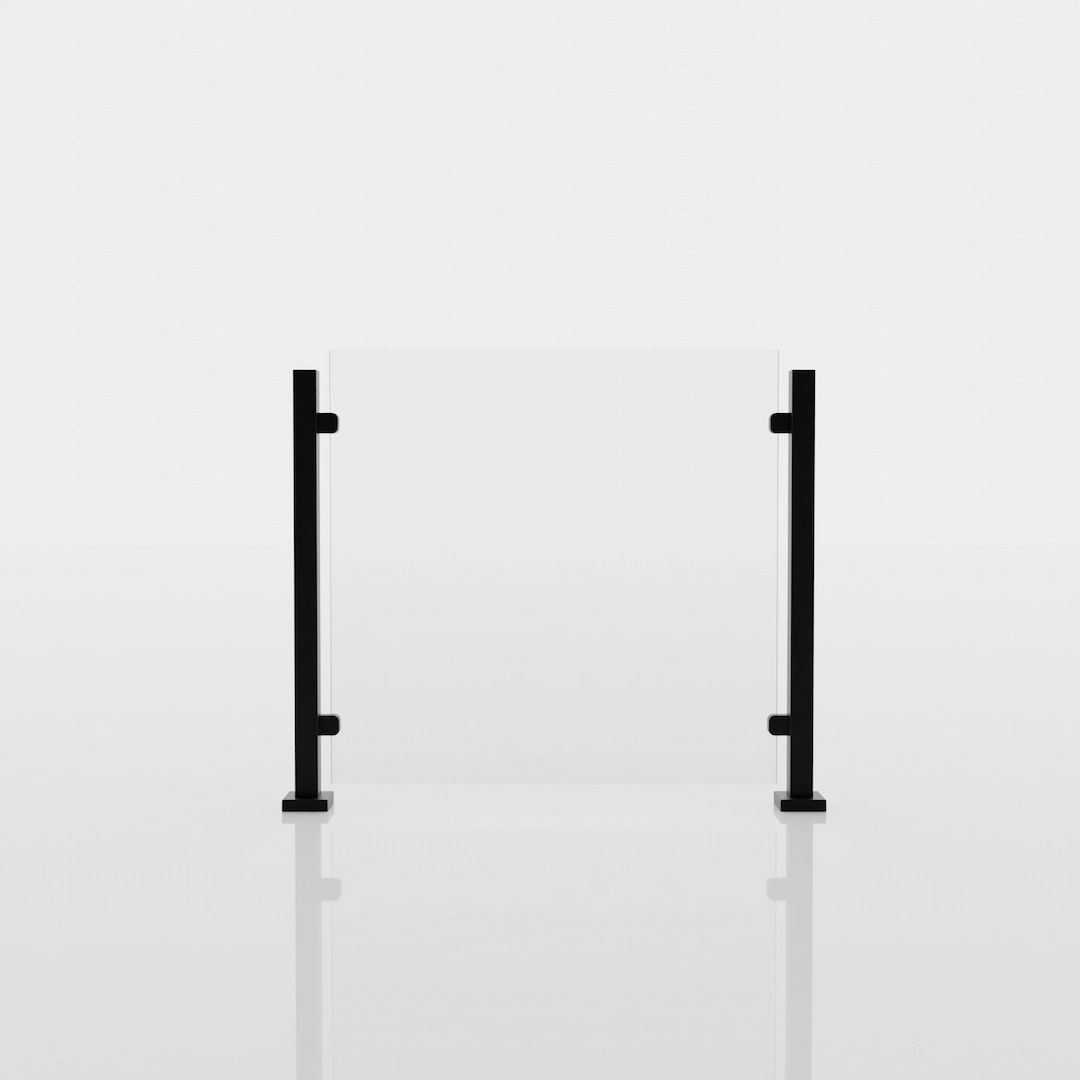 Glass Barrier Post system