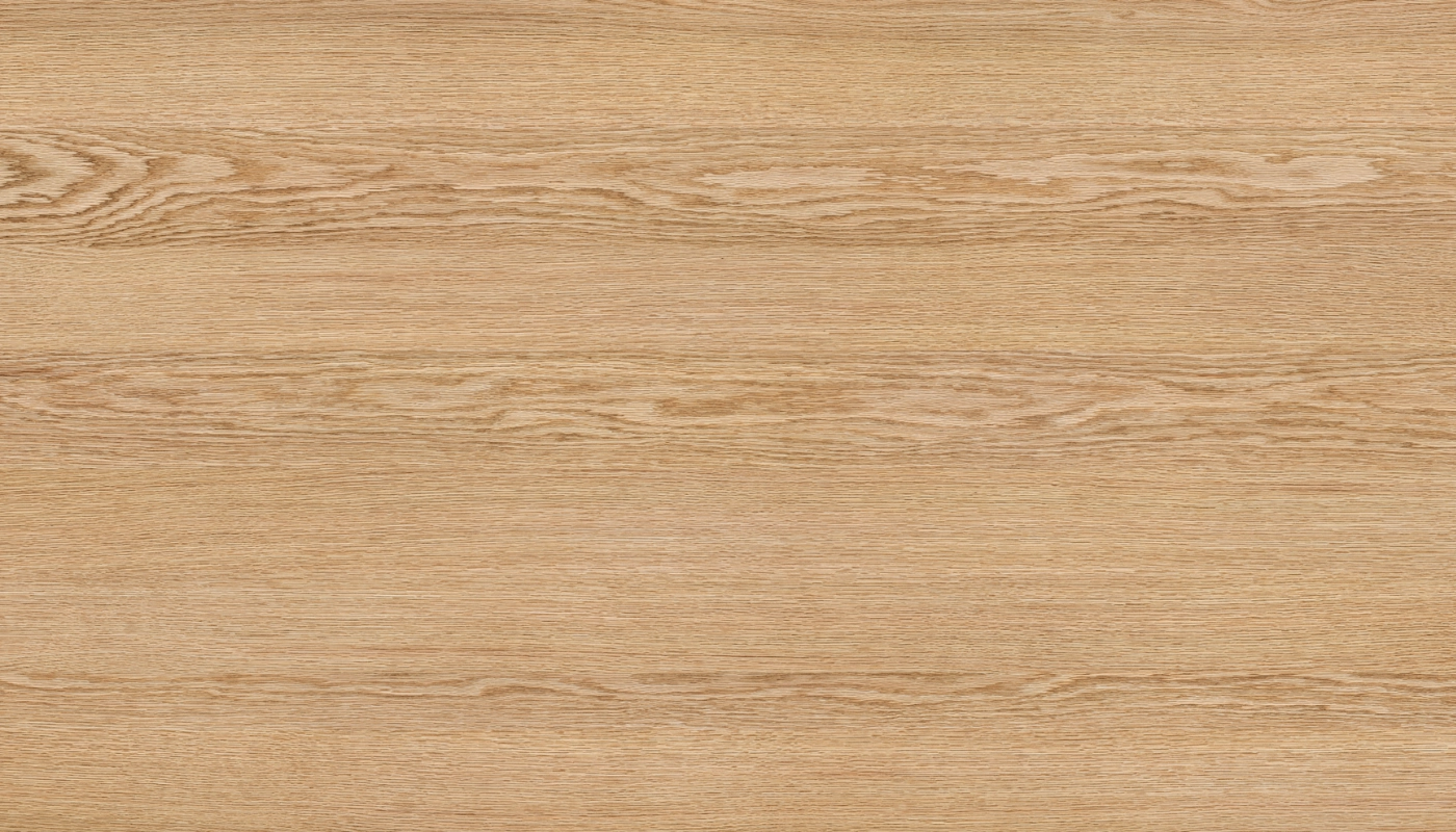 Red Oak with a clearcoat finish